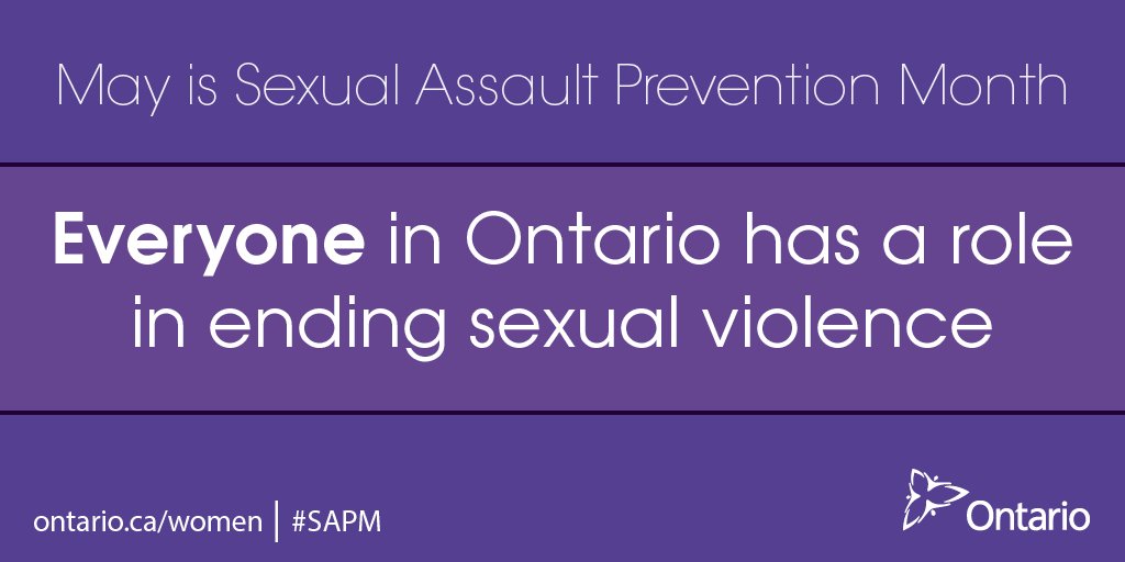 Do your part during Sexual Assault Prevention Month #SAPM