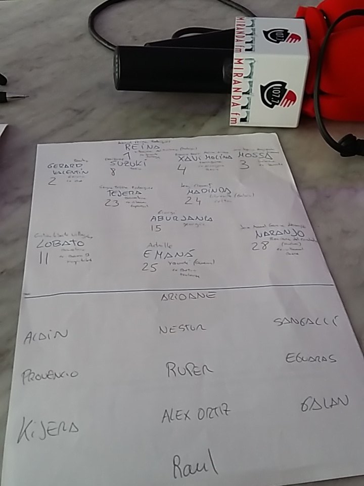 alvarocale's tweet photo. Así salen hoy el Nastic y Mirandes. Escucha el partido en @sonidodepor íntegro y en directo. Empezamos a las 16.30h https://t.co/kZqU01LTcy