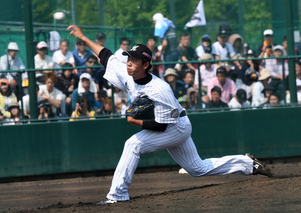 fujiykara's tweet photo. 2016.05.01 マリーンズーフューチャーズ
ロッテ浦和 ELチャレンジマッチ
マリーンズ 原 嵩投手
三振を奪うなど堂々としたプロ初マウンド！
今日はチーム違えど2人の原がプロ初を記録しました！笑 https://t.co/p9ZVwTGaD2