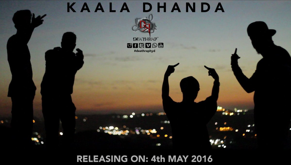 deathraphyd's tweet photo. KAALA DHANDA | @deathraphyd | Full Music Video | Releasing on 4th MAY 2016 | #deathraphyd #staytuned #kaaladhanda https://t.co/yBJOEVobwg