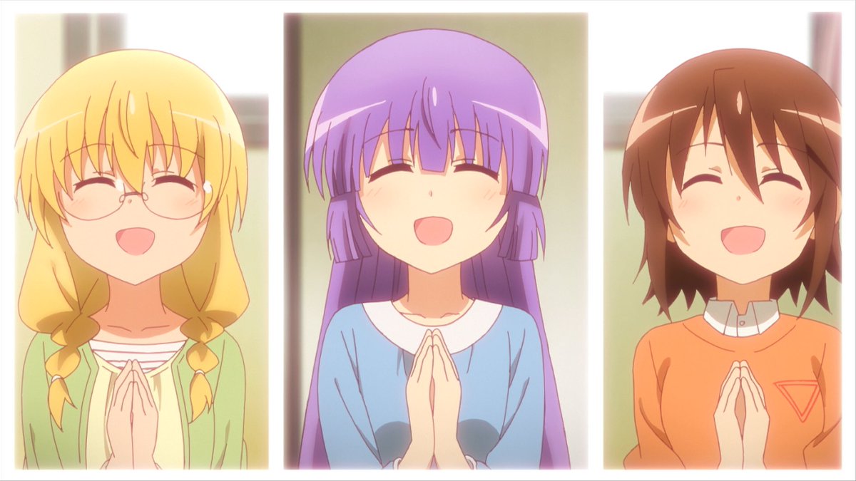 Tvアニメ 三者三葉 間も無く24時からtokyo Mx At X 24時30分よりbs11にてtvアニメ 三者三葉 第4話 むしろ生きがいです 放送です 是非ご覧下さい 三者三葉