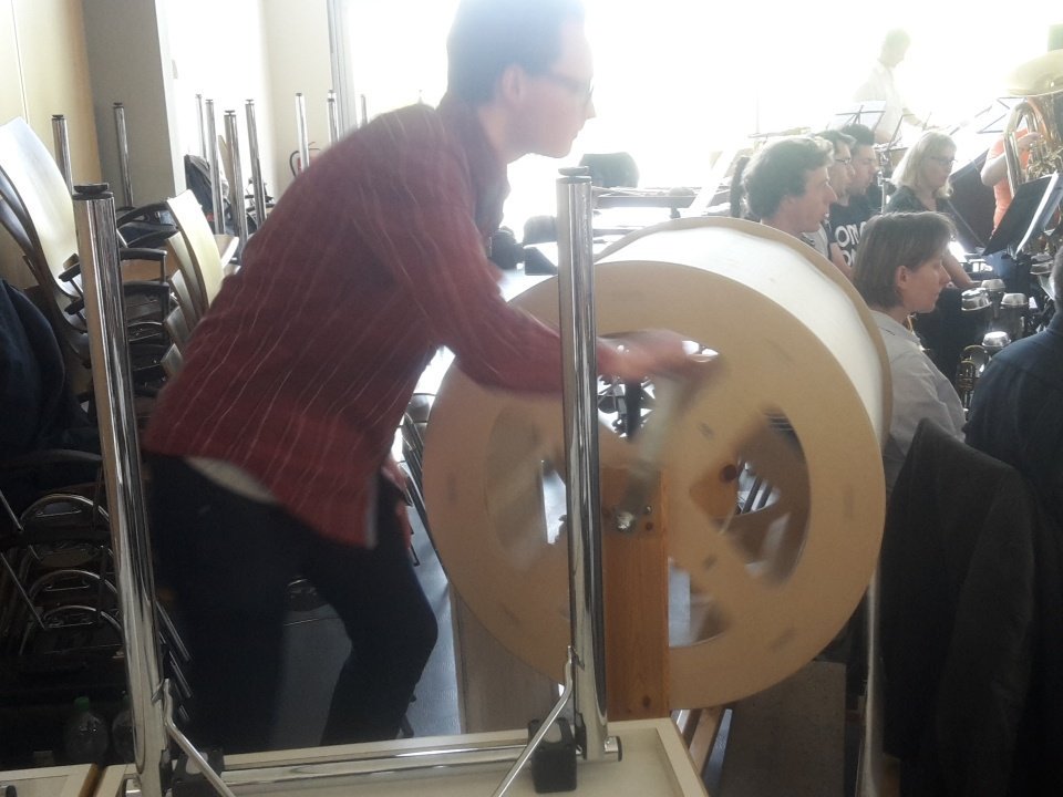 BB_BlechKLANG's tweet photo. Einsatz Windmaschine und Donnerblech! #dbbm #dbbm2016 https://t.co/6xt0lDCqJf