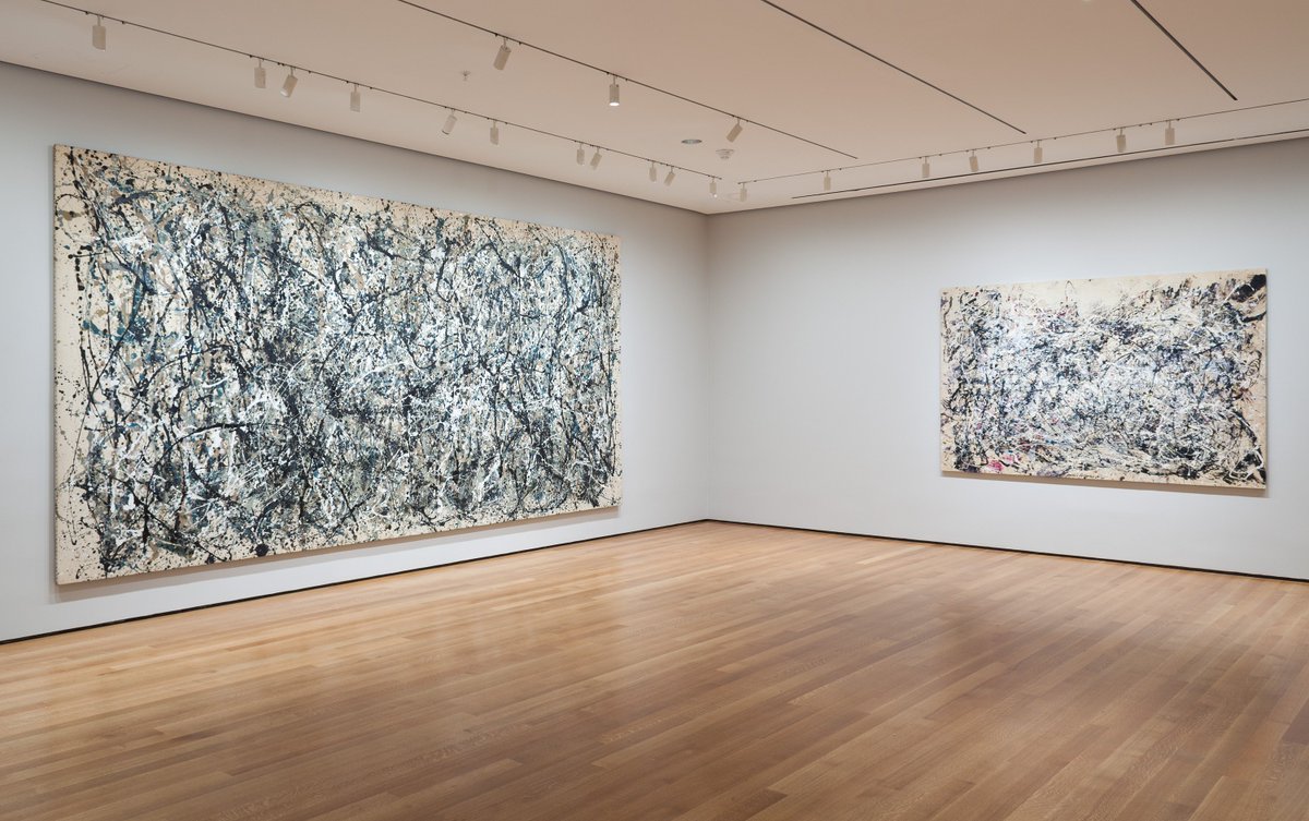 MuseumModernArt's tweet photo. Last day! "Jackson Pollock: A Collection Survey" shows the evolution of his signature style. https://t.co/1SyrU6T5S3 https://t.co/qtmqpTuvH0