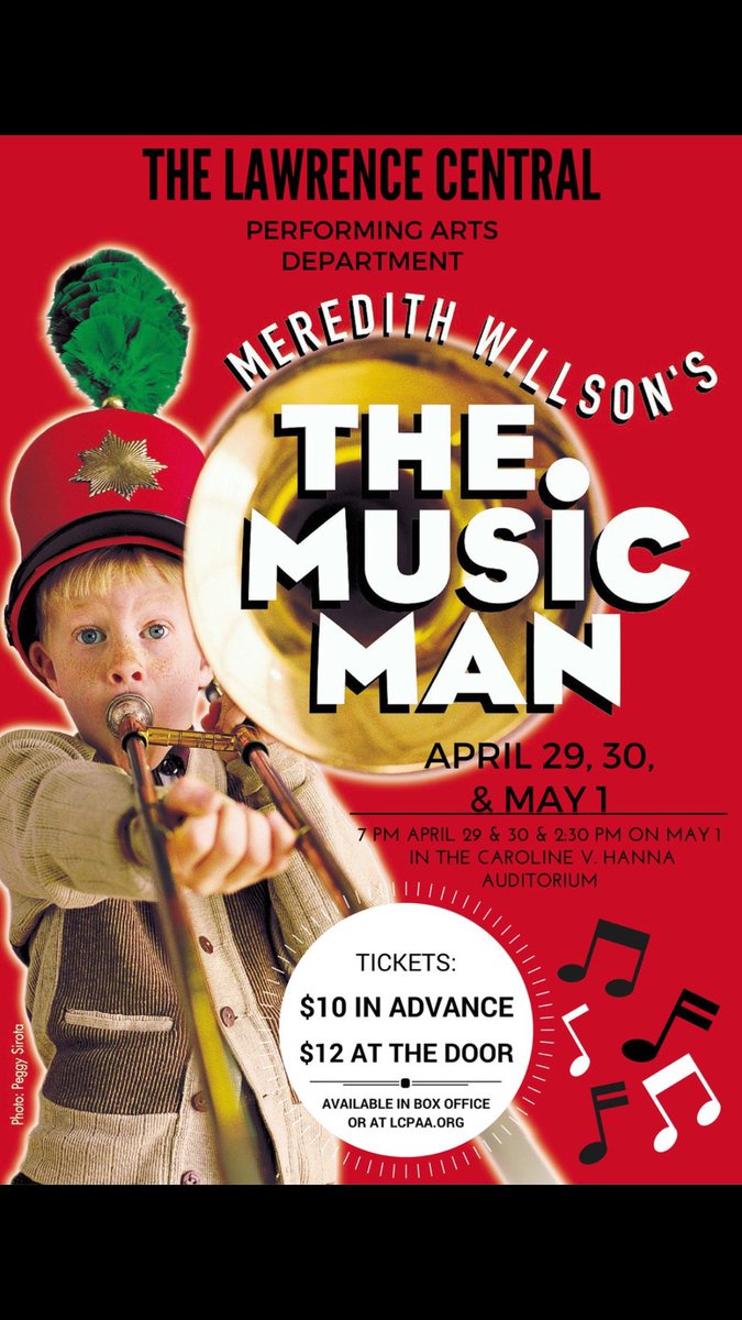 Last Day to see the The Music Man at 2:30. BUY your tickets now on the LCPAA website! Or at the door!!