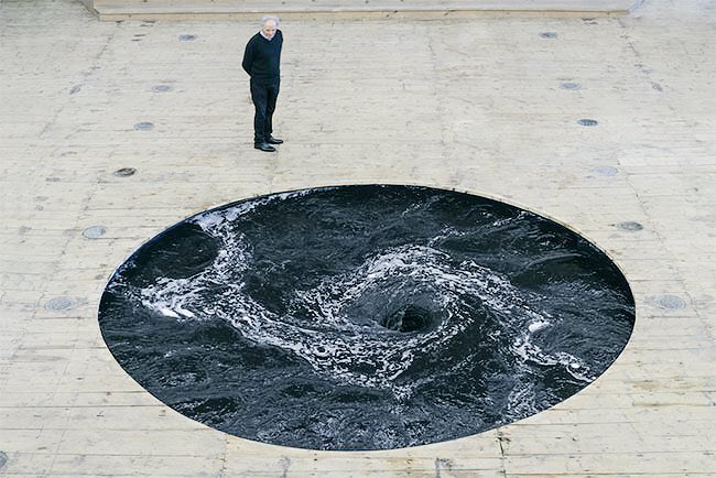 SoniaChabbi's tweet photo. « È il respiro che ci collega all'universo. » Anish Kapoor , Descension, 2015 https://t.co/hpFZWFaict