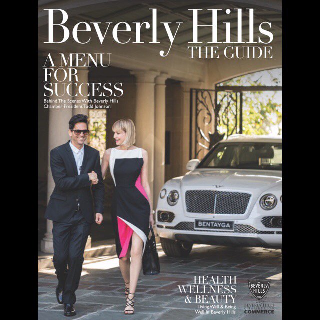 OfficialKimora's tweet photo. Easy like Sunday morning #KLS Ponte Sleeveless Sheath dress cover of #BeverlyHills The Guide! 🌟🙌🏼 https://t.co/t40tykNmXw