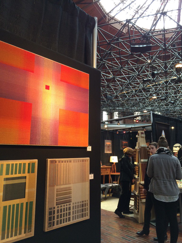 GTanzer's tweet photo. #craftboston last day of show, open 11 to 5. https://t.co/rKZrRFwtcn