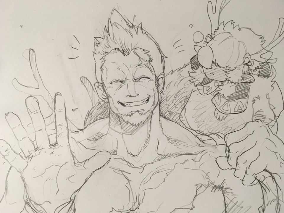 @sekaijyu5 セスタス眺めてたらゴリセスさんだけ防具の下、利き手に包帯巻いてない事に気付いて「こいつマジで鋼の筋肉なんだな」って嬉しくなりました。すっごい描きやすいぞゴリセスさん 
