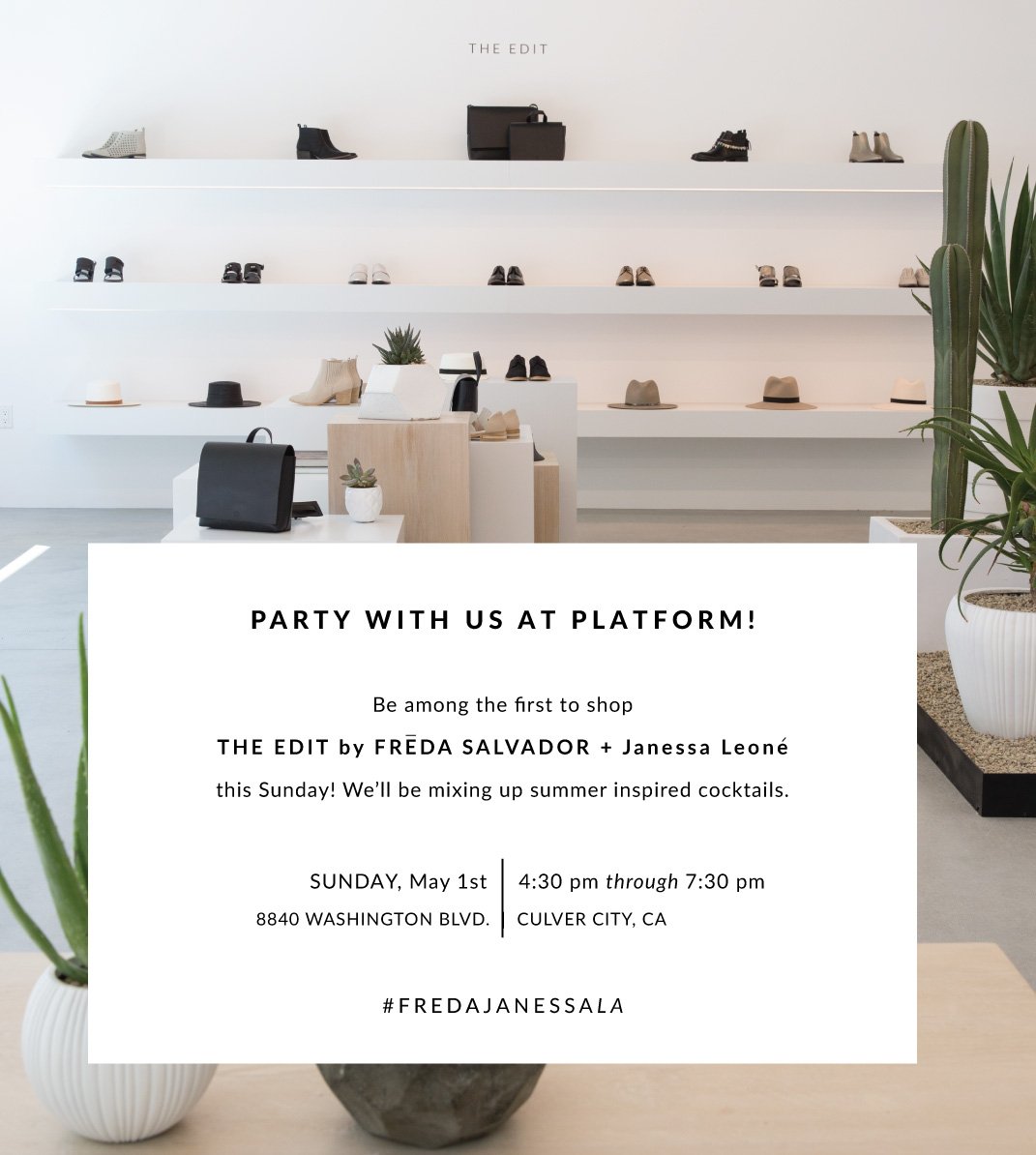 FREDASALVADOR's tweet photo. We'll be partying at #PLATFORM tonight! Sip paloma's and shop our #LAexclusive styles, the rose suede SPARK + AIR https://t.co/gI9OBFrkmz
