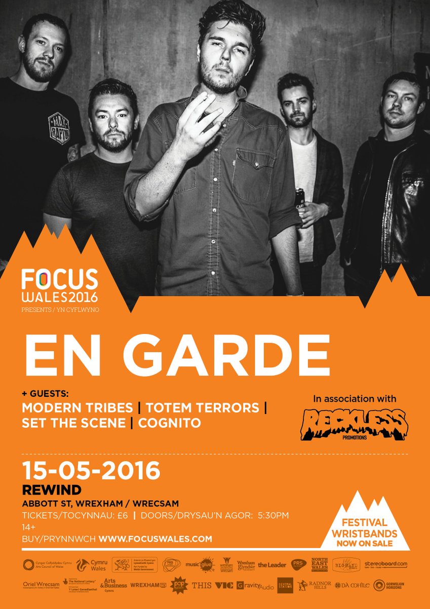 .<a href="/FuckEnGarde/">EN GARDE</a> + MORE! <a href="/rewindwxm/">Rewind Bar</a> #Wrexham 15 MAY #FOCUSWales2016 #Festival focuswales.com/tickets