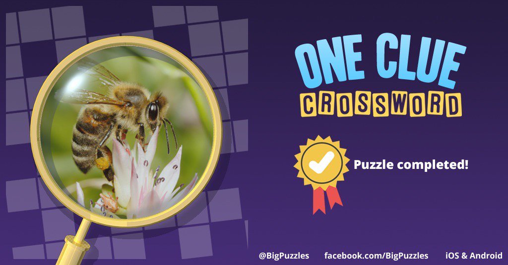 rosneath's tweet image. I completed a puzzle in One Clue Crossword. Play now for free!
onecluecrossword.com #OneClueCrossword