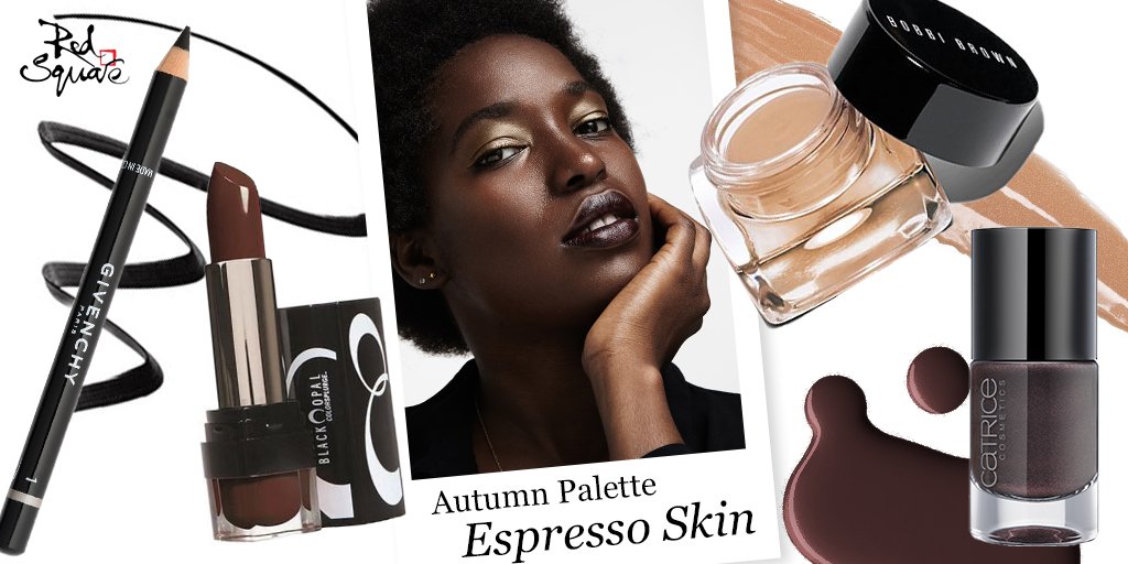 #SeasonalStyles for espresso skin from @givenchy @BlackOpalBeauty @BobbiBrownSA & @CatriceSA