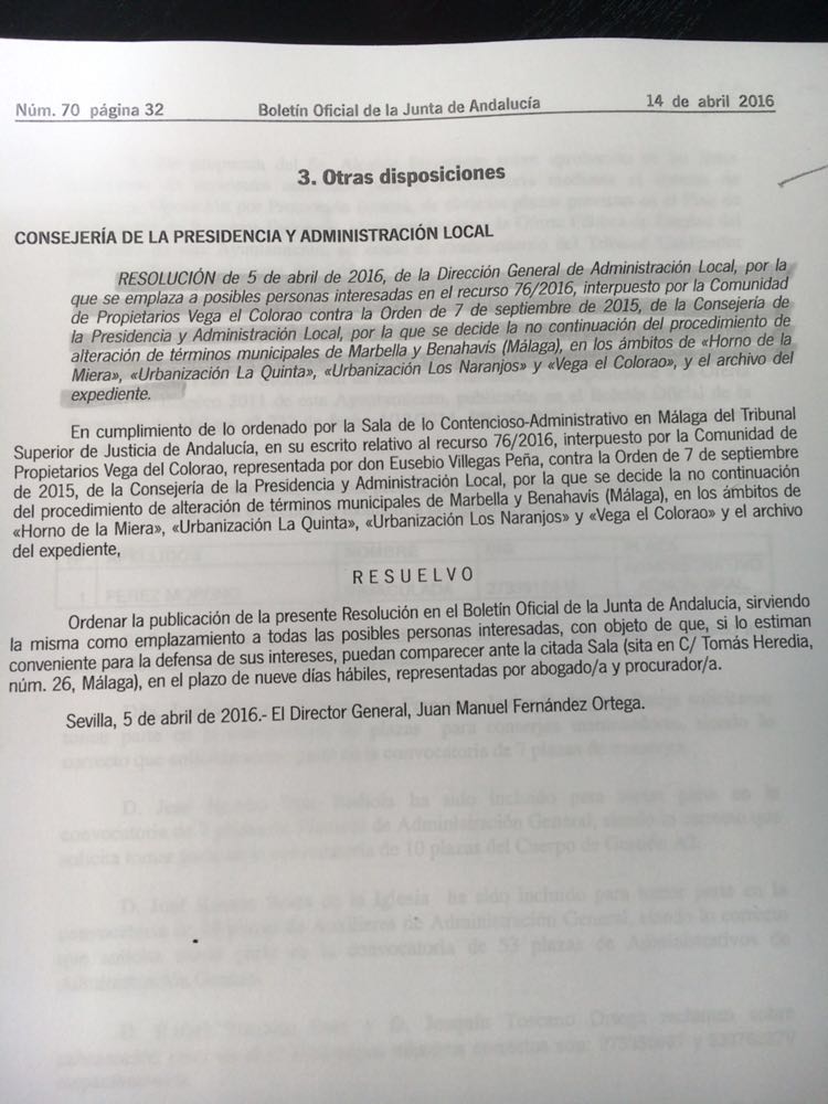 Los últimos coletazos para quedarse con 300.000 mts de MARBELLA. <a href="/IUMarbellaSP/">IU Marbella SanPedro 🔻</a> .@CarmenVaroB .<a href="/MarbellaLindes/">NoDeslindesMarbella</a>