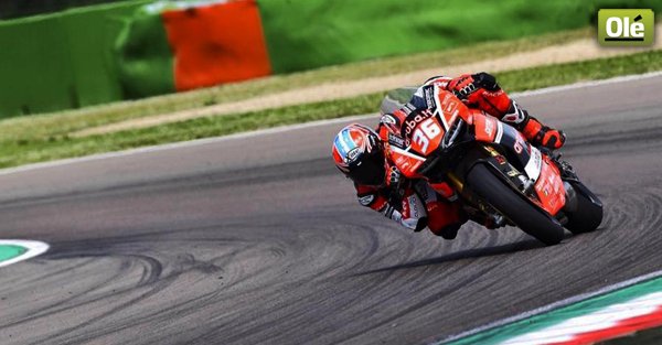 Mercado ganó la final de #SuperStock1000 en el circuito de Imola, por la 3ra fecha bit.ly/MercadoStock