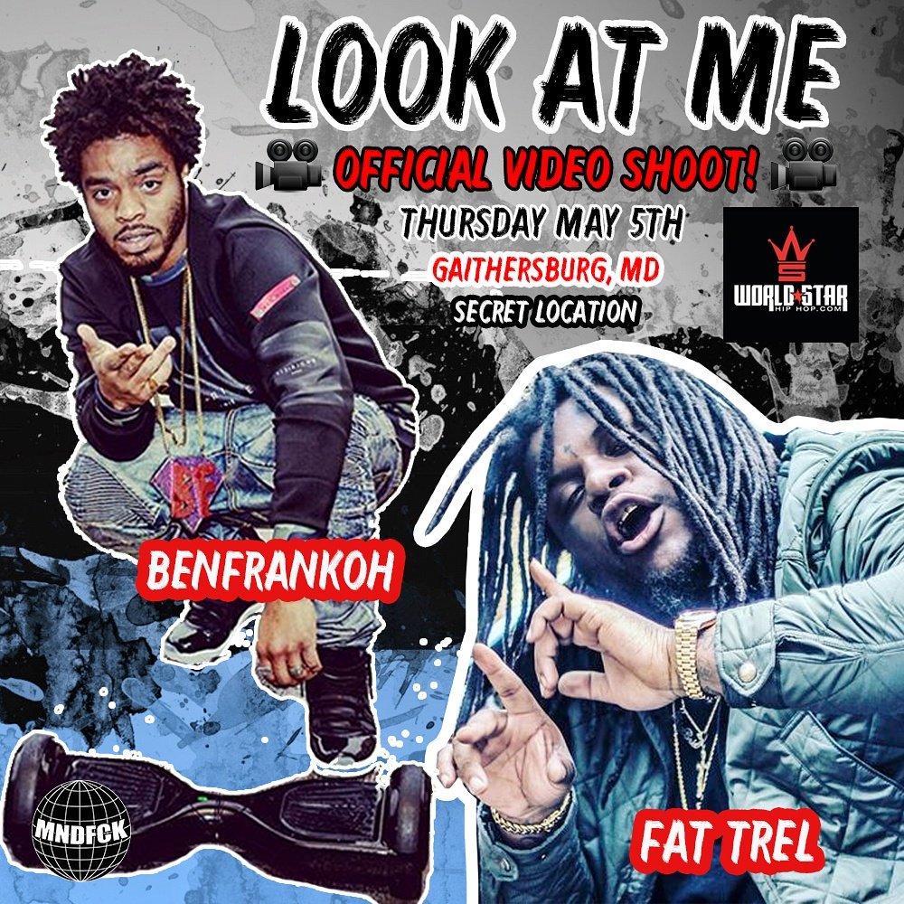BenFrankOh's tweet photo. OFFICIAL 🎥 WIT MY BRO @FATTREL #LOOKATME HMU 4 DETAILS N 2 GET THE SONG
 #SBSB #MMG #MNDFCK #LOOKATME #WSHH https://t.co/k8laiRCcp1