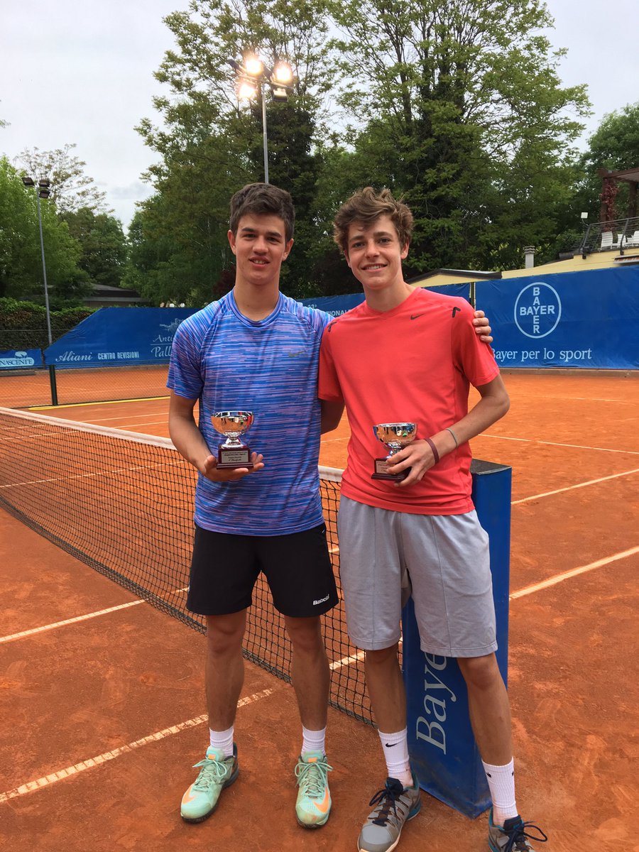 Well done @aligray226 ITF Salsomigiore singles SF/ Doubs final with Mr. Lev 💪@JTC_Tennis