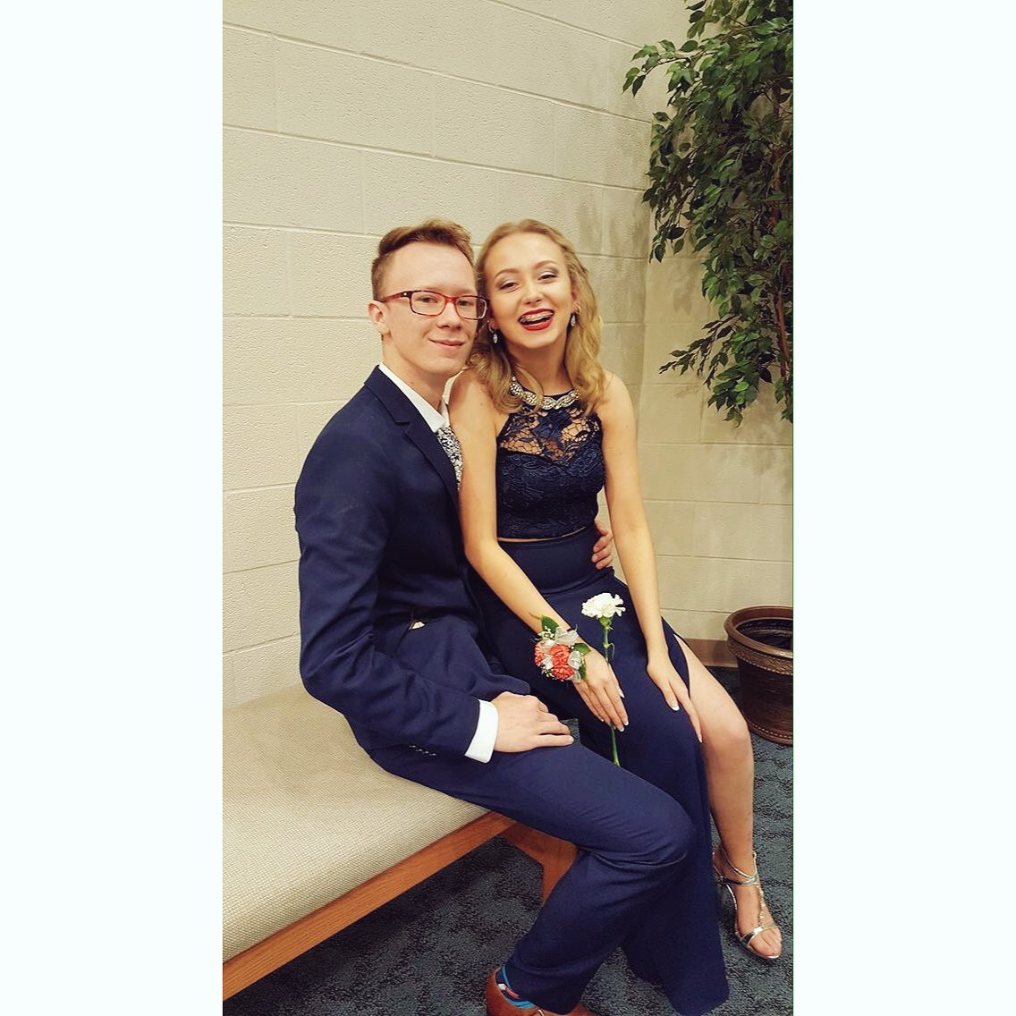 ham_sarvey's tweet photo. I couldn't be any more happier than I am with you. πβ€οΈ π #truckerprom #prom2k16 https://t.co/Hhldv4VcUH