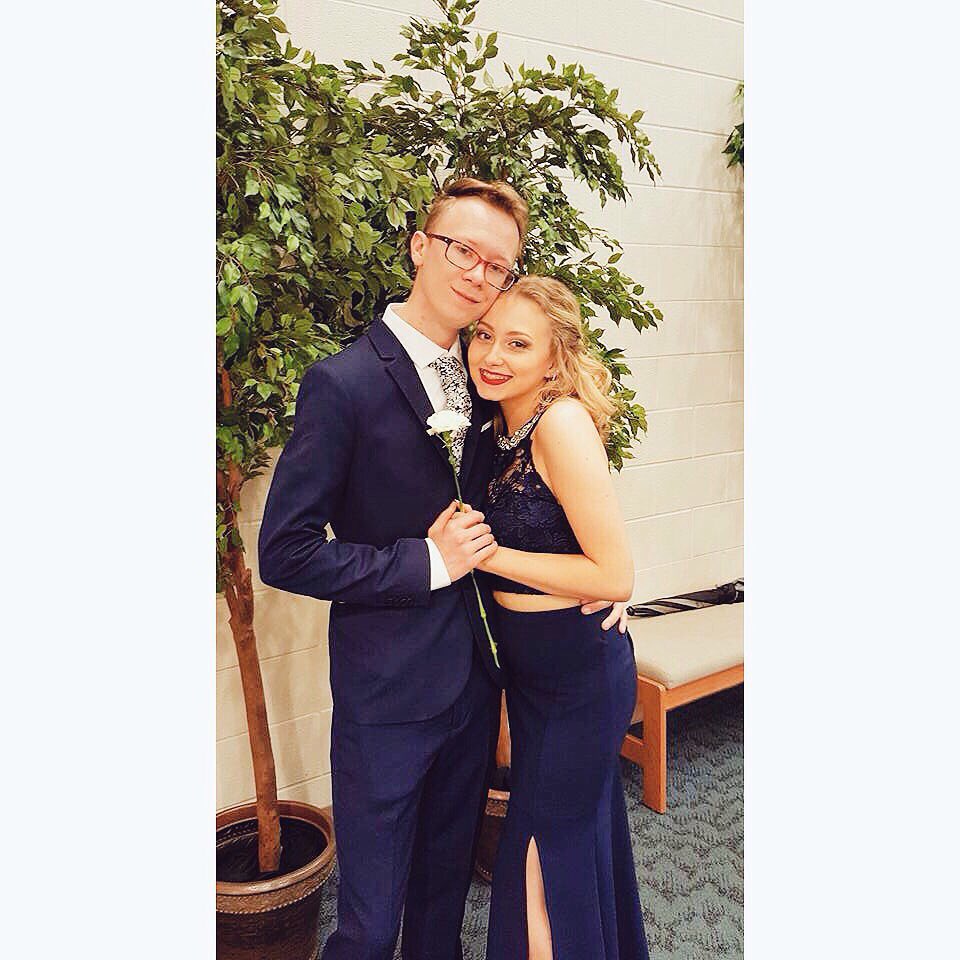 ham_sarvey's tweet photo. I couldn't be any more happier than I am with you. πβ€οΈ π #truckerprom #prom2k16 https://t.co/Hhldv4VcUH