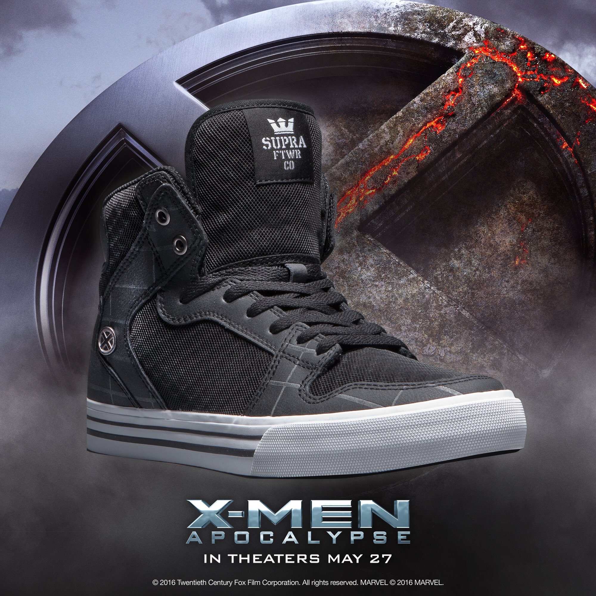 Madeliefje bevroren Initiatief SUPRA Footwear on Twitter: "Our limited edition Vaider inspired by the  heroes of the upcoming #Xmen #Apocalypse film! → https://t.co/41Ez7qdq7A  https://t.co/5Hm9Cm2aCX" / Twitter