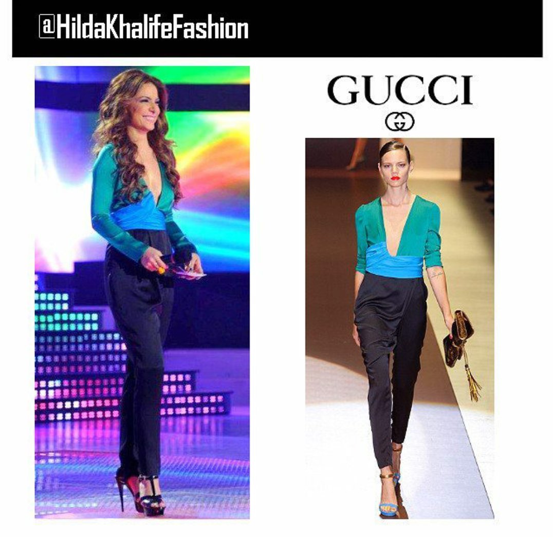 HildaKhFashion's tweet photo. #ThrowbackStyles @hildakhm Session 8 from #StaracArabia Hilda wear a jumpsuit from @Gucci https://t.co/xKyJDcMIkt
