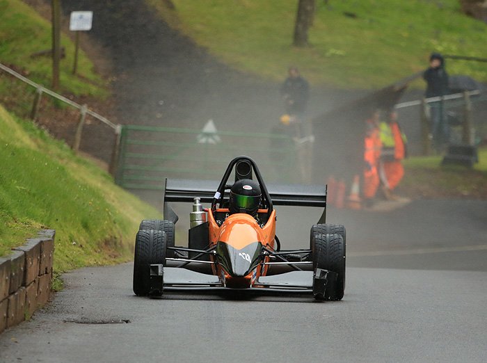Jack Cottrill powers up the straight at Shelsley Walsh today <a href="/JackCottie/">Jack Cottrill</a> <a href="/shelsleywalsh/">Shelsley Walsh</a>
