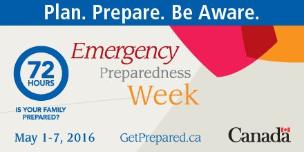 CanadianPM's tweet photo. It’s Emergency Preparedness Week! Follow #EPWeek for tips to keep you &amp; your community safe. https://t.co/45Yu0lhuaE https://t.co/HegMiKFX1e