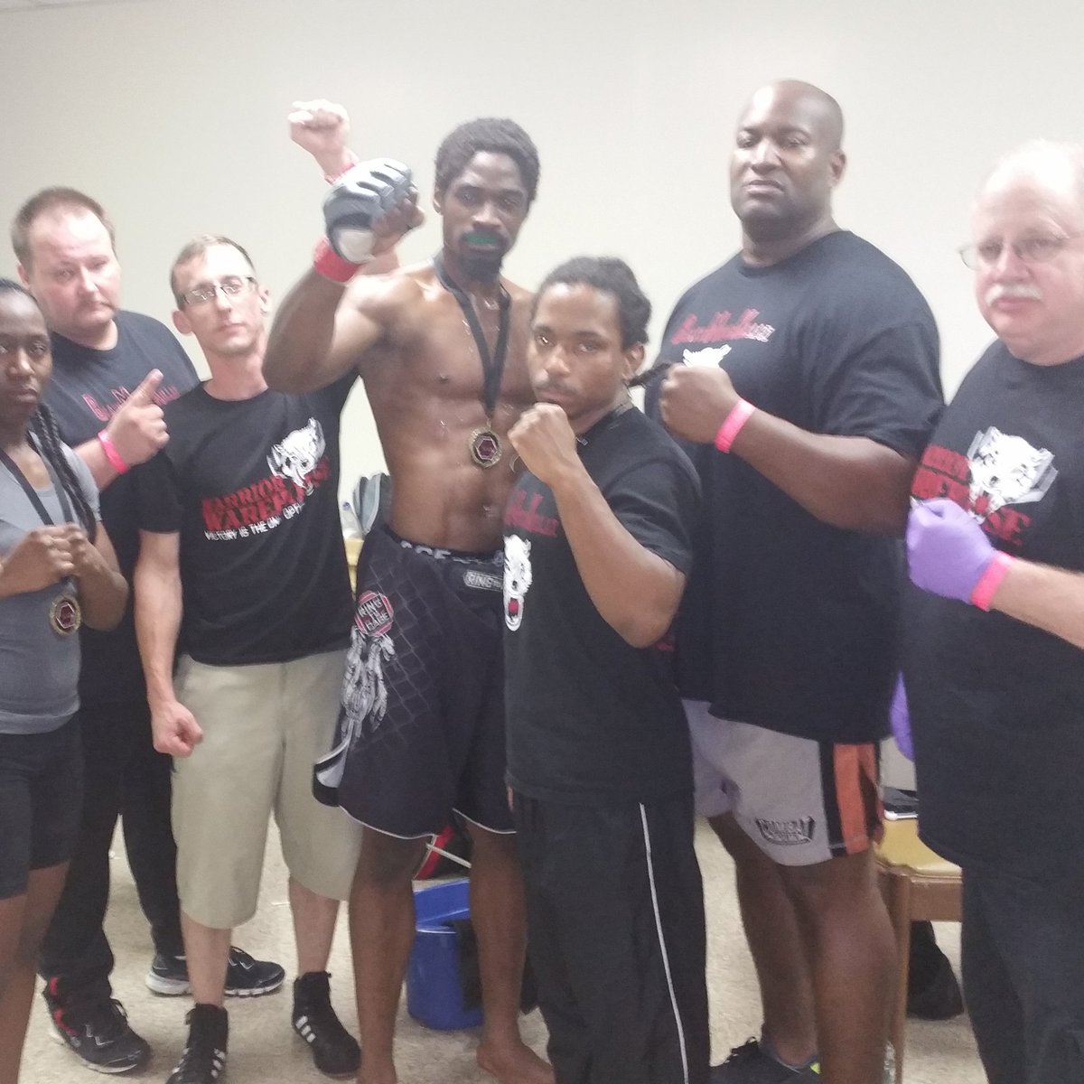Victory number two baby!! All we do is win! Team Beast Mode Killaz @ The Warrior Warehouse!!