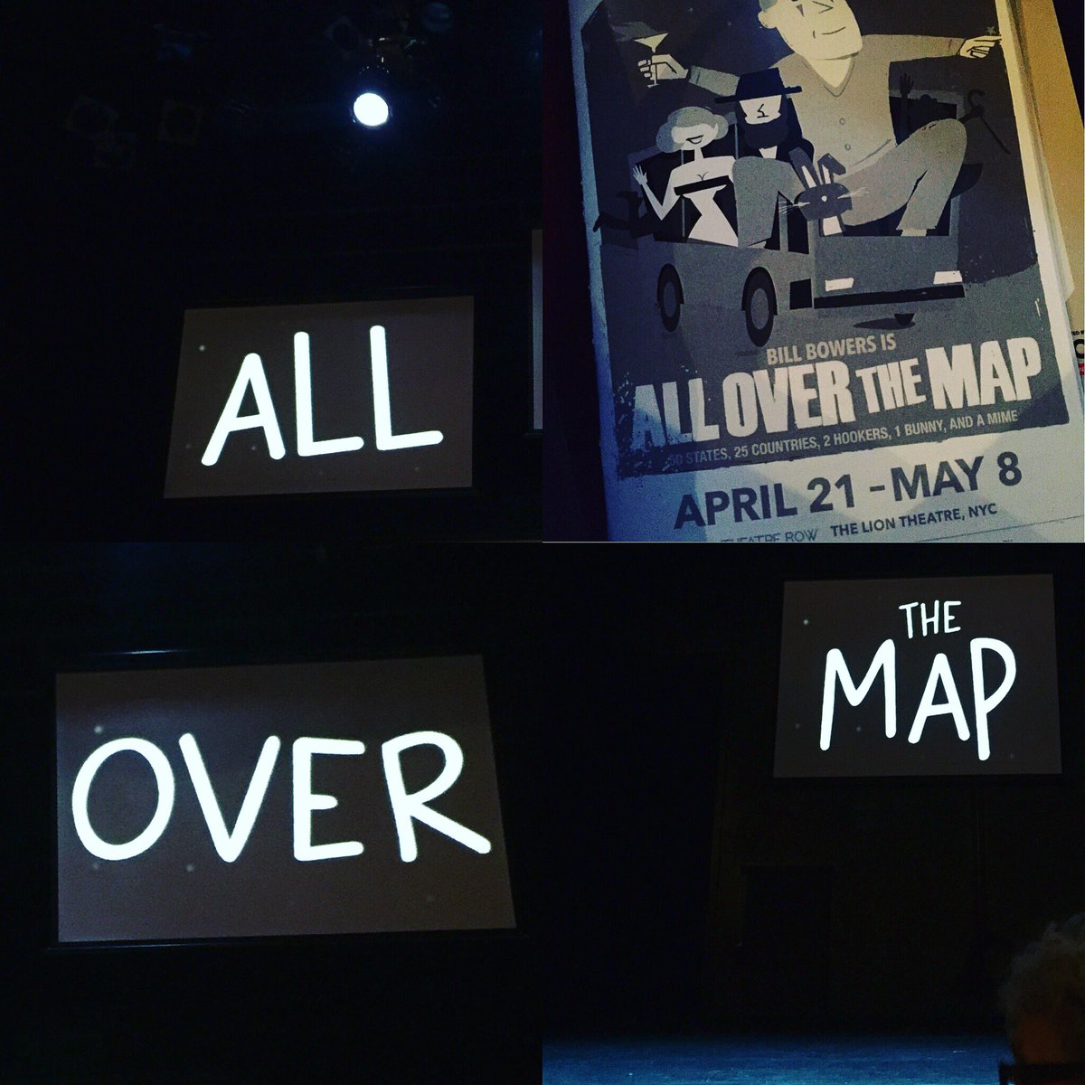 KennethShook's tweet photo. Fun afternoon All Over the Map with @BillBowersMime CK it out closes May 7 #mime #creativelife #actorslife https://t.co/93OtUHWk2J