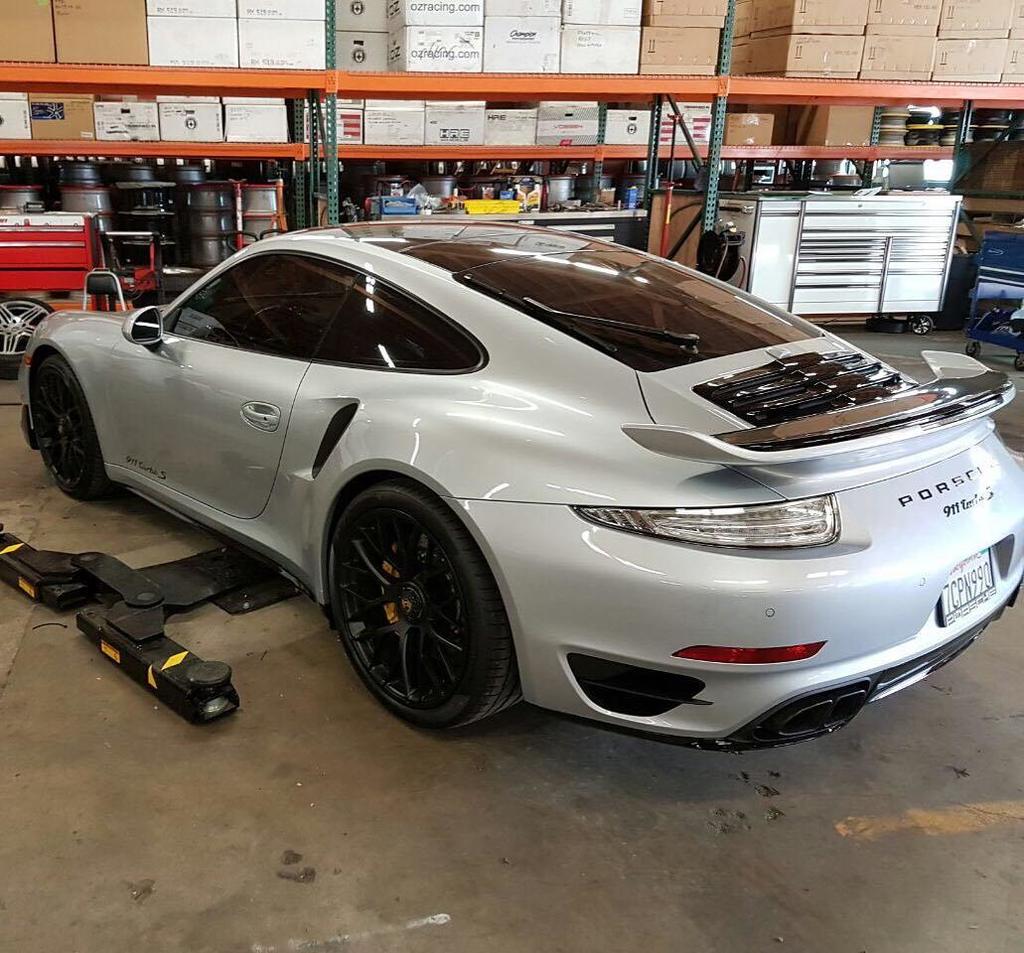 OnlyCarrera's tweet photo. Nice silver Aerokit car in for By Design Stage 4 @autotalent! #ByDesignAutomotiveGroup #SamboTT #Sambo #Cobb #Turb… https://t.co/0VlloDGUel