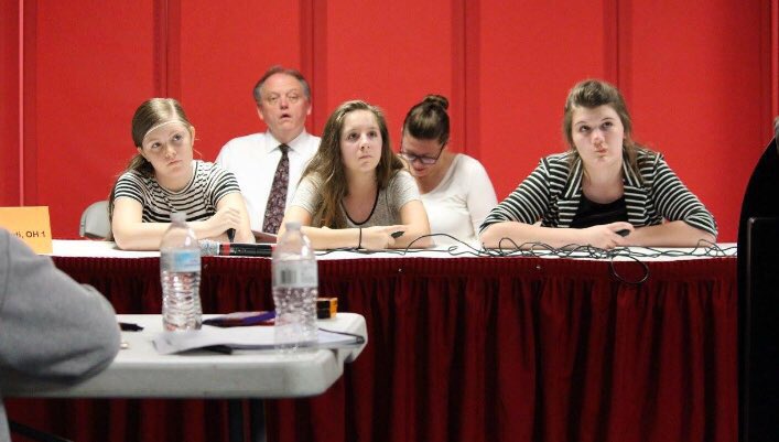 Eaudreylane's tweet photo. Our faces describe it all.. 😂 #EBQE #2ndplace #nationalsbound https://t.co/qGfg59qMCq