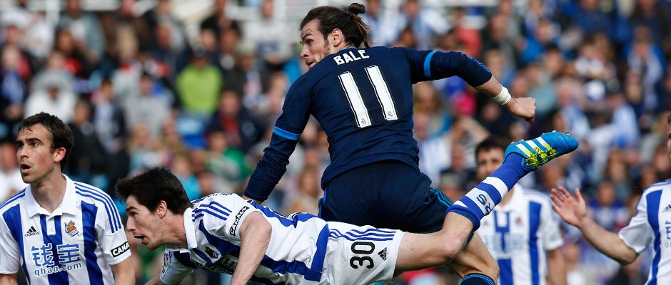 realmadrid's tweet photo. 🎩⚽
La buena cabeza de @GarethBale11 ha dado al Madrid 9 goles en @LaLiga 

Disfrútalos:
👉 https://t.co/dg7irPrRNW 🎥 https://t.co/cVZYByqBYs
