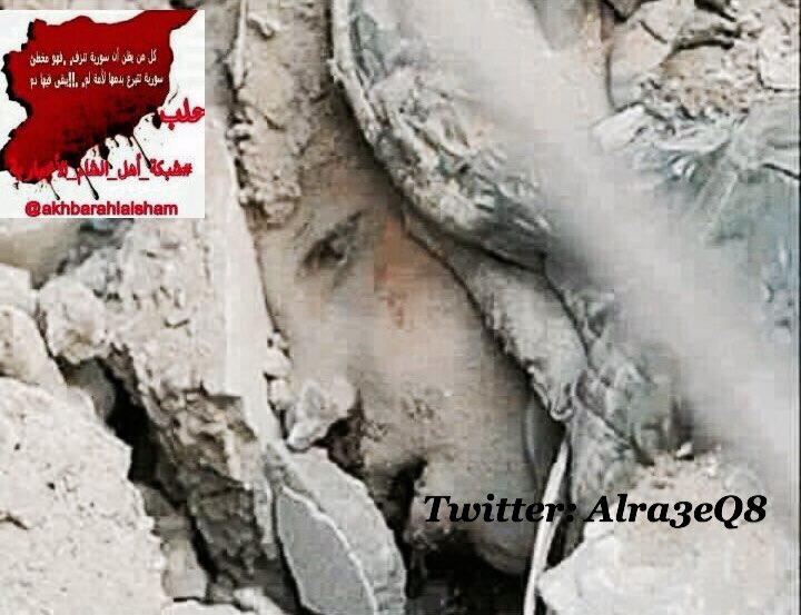 Alra3eQ8's tweet photo. بِأيّ ذَنْبٍ قُتلَتْ 

#انقذوا_حلب 
#سوريا #الرقه 
@prw190 https://t.co/U6iDSAy2G7