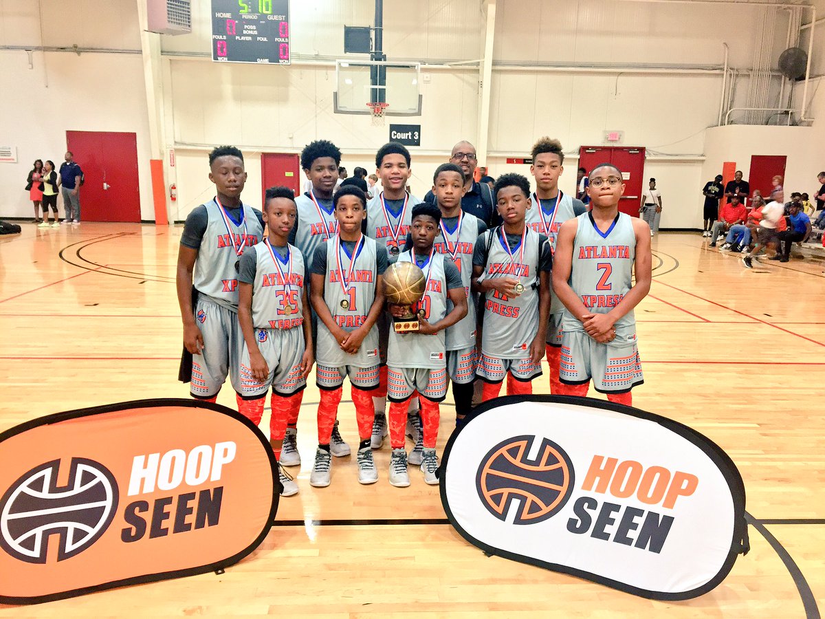 HoopSeenNEXT's tweet image. 12U Orange Championship: ATL Xpress Whetstone takes over in second half. Win it 66-47. Bruce Thornton 17 points.