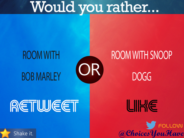 Would you rather...