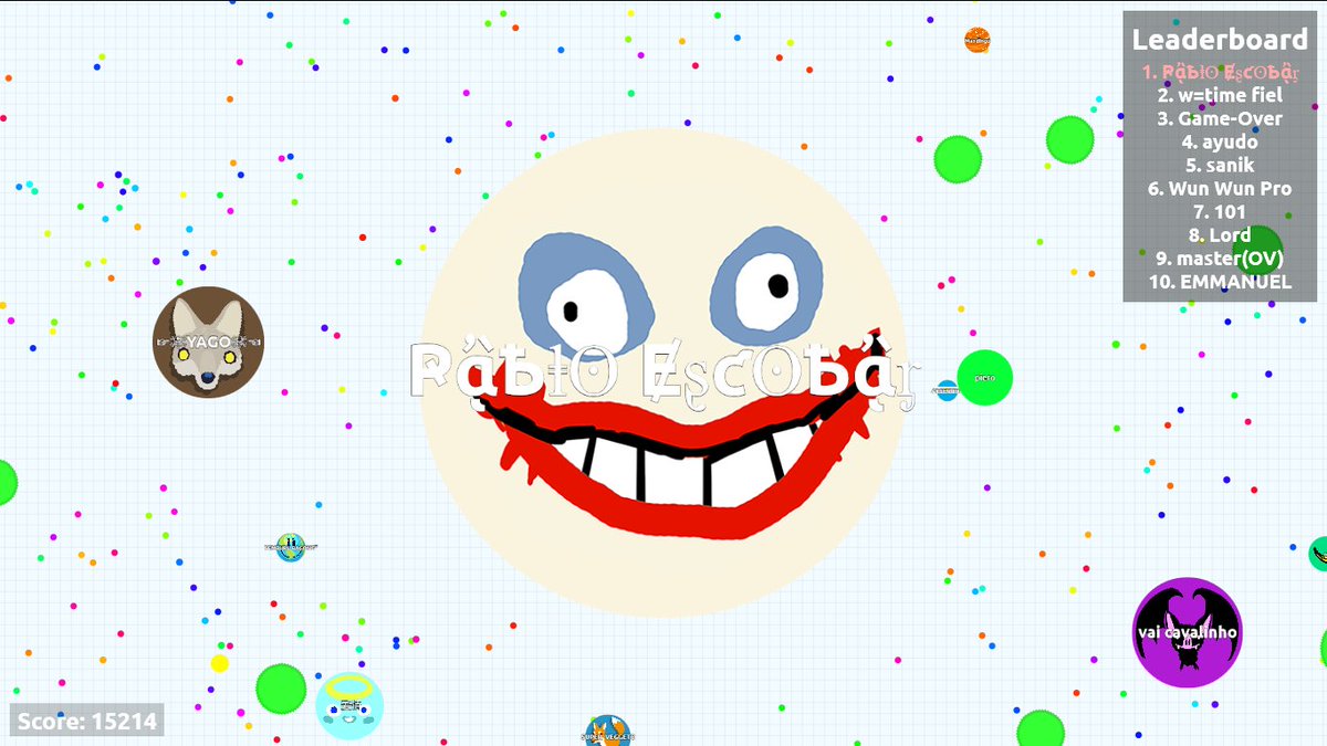 #PabloEscobar #Agario #DiadelTrabajo Trabajando por el #1