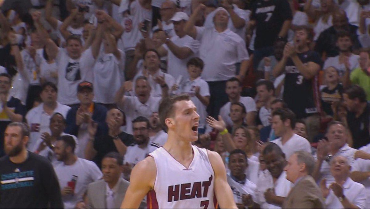 MOVING ON!  Goran Dragic with a huge effort to help the Heat eliminate the Hornets... bit.ly/1pWjR3K?utm_me… https://t.co/odIjvswI25