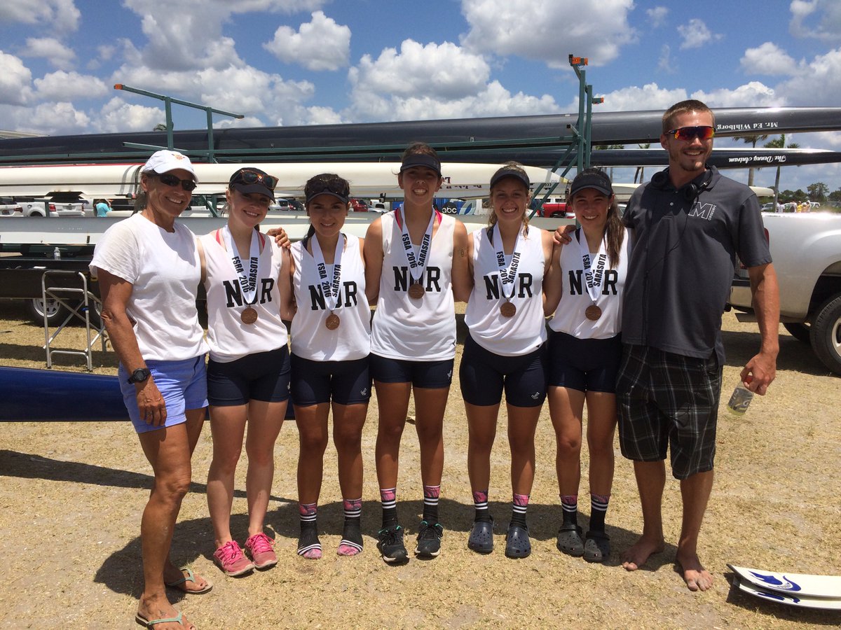 #NORSPARTANS Women Lwt 4+ won bronze in the FSRA Sweep State Championship regatta !