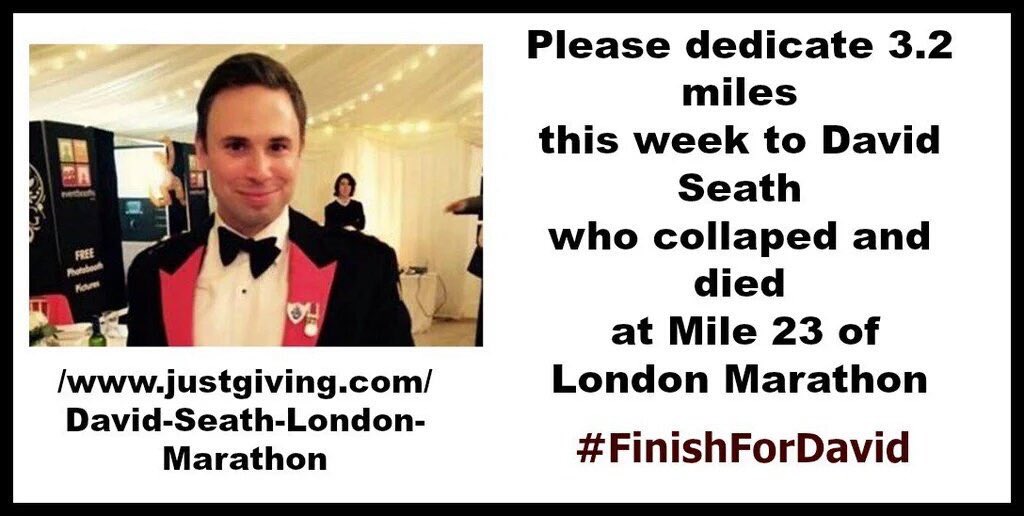 iRunnerUK's tweet photo. Huge respect to all those who partook in David Seaths memory #FinishForDavid #runlove https://t.co/BGzFPlnXFP