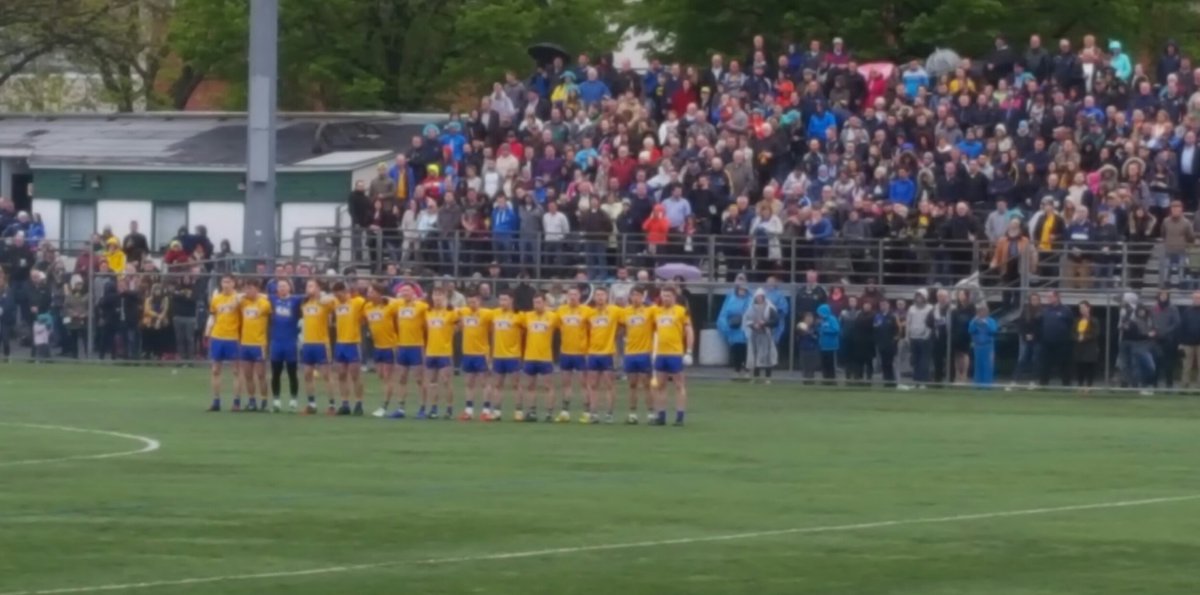Standing for the Anthems. #rosgaa #gaa