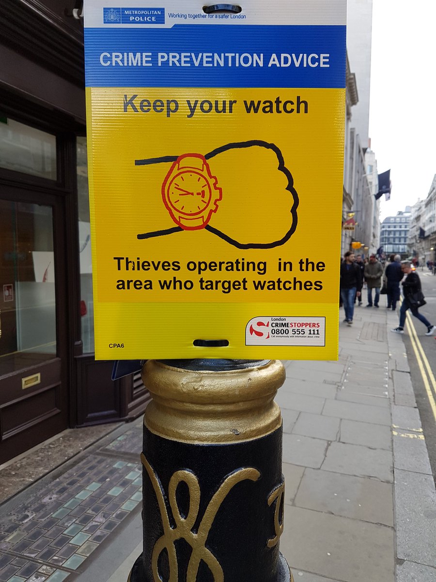 What is this world coming to . This is notice is in St James central London SW1