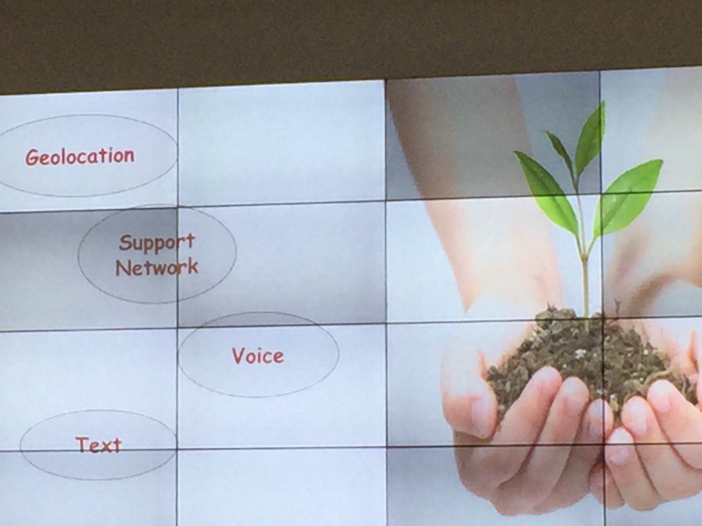 amian74's tweet photo. #GrandHack2016 @mithackmed mental health app for young ppl using these 4 indicators! @CcitForum @AKUGlobal https://t.co/sR9yOAwxfF