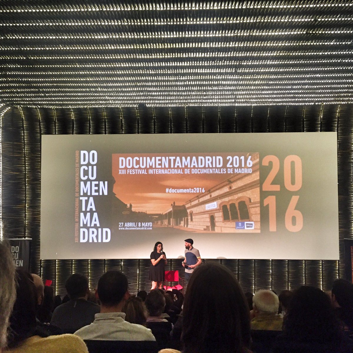 Bravísimo a la gran Tatiana Huezo y a todo el equipo de <a href="/TempestadFilm/">Tempestadthefilm</a> Una proyección maravillosa <a href="/DocumentaMadrid/">Documenta Madrid</a>