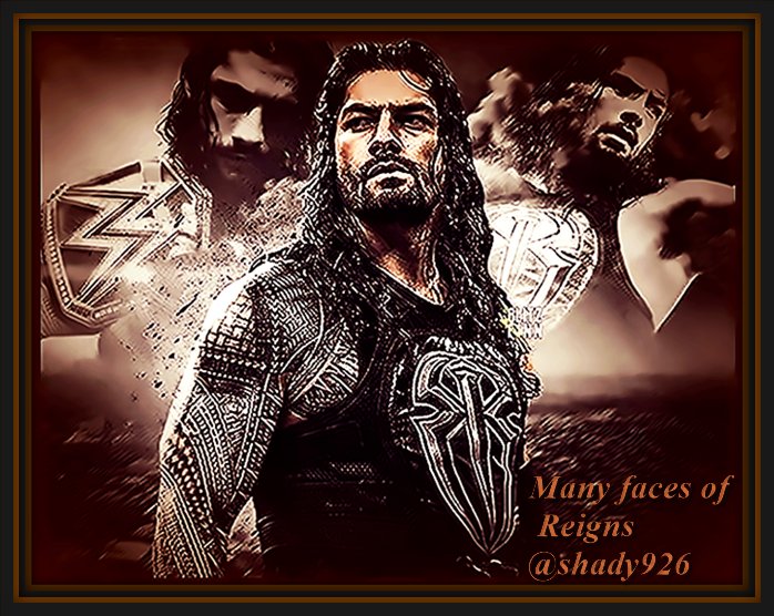 Shady926's tweet photo. #PrideHonorForever WE Rock the Champ @romanreigns568 Cheer for @wwe_dean_ambros #BothKickinAss #Payback #Winners https://t.co/psNX5JOVsG