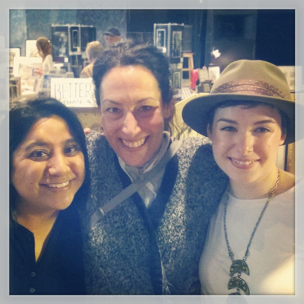 DavisSquared2's tweet image. visited with two of our favorite artists @kokojuce and @revelrevel at the Armory for @somervilleos ...You should to!