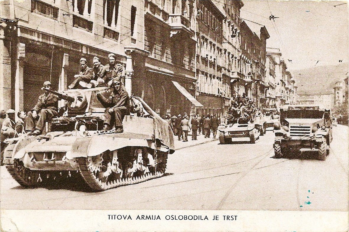 Thememorialmob's tweet photo. #OTD 1945 #WWII #YugoslavPartisans and #NewZealand forces free #Trieste from the Nazi's https://t.co/yqlqnFUTCB