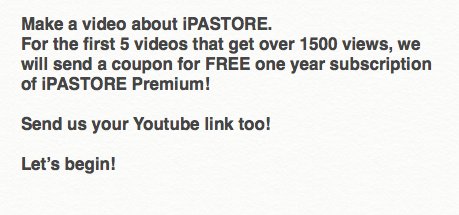 ipast0re's tweet image. Our next give away is for the existing customers:
#iPASTORE #giveaway