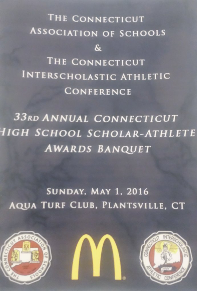 WAAthletics's tweet photo. Just sat down at the McDonald's Scholar-Athlete Awards Banquet honoring Kara Heilemann &amp; Jack Archambault from WA https://t.co/s669uW8jHd