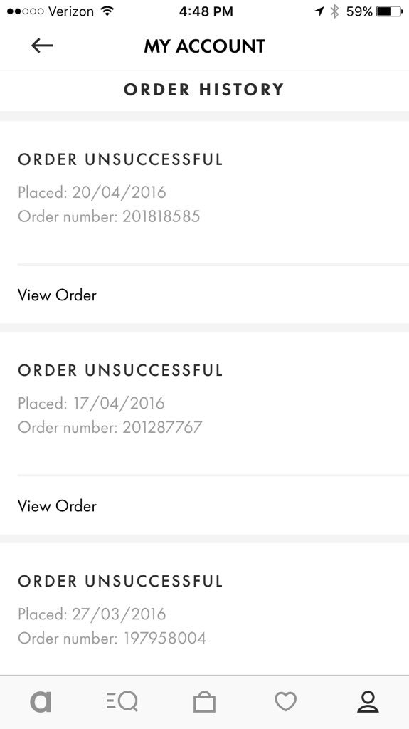 Asos Here To Help On Twitter Jennarosecee Our App Is Defo Up And Running It May Be Worth Checking Your Payment Method And Consider Trying Another We Hope It Works