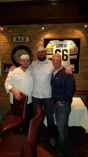 ArlecchinoRisto's tweet photo. #DaBeard in the house with owner #ChefJonathan Vlasic and Chef Mark at #AllaFamiglia #Pittsburgh https://t.co/VB6rPSPcLC