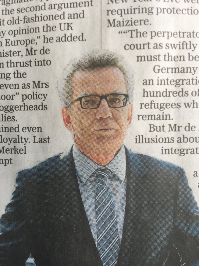 COLRICHARDKEMP's tweet image. Now German Defence Minister Thomas de Maiziere desperately tries to deceive us that security will suffer on Brexit.